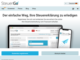 'steuergo.de' screenshot