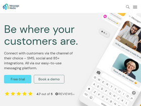 'messagemedia.com' screenshot