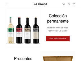 bodegaslaeralta.es homepage screenshot