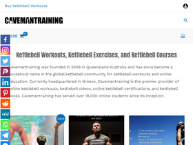 'cavemantraining.com' screenshot
