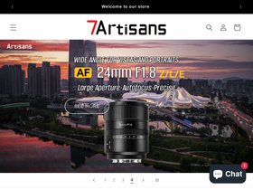 '7artisans.store' screenshot
