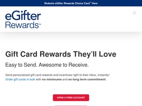 'egifterrewards.com' screenshot