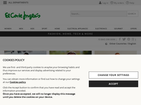 'elcorteingles.com' screenshot