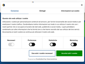 'unoenergy.it' screenshot
