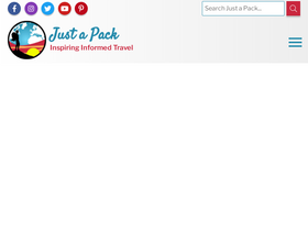 'justapack.com' screenshot