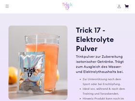 Trick17 homepage screenshot
