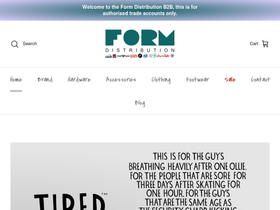 formdistribution.co.uk homepage screenshot