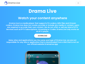 'dramalive.app' screenshot