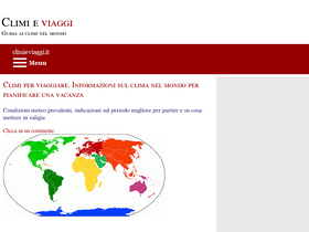 'climieviaggi.it' screenshot
