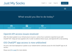 'justmysocks3.net' screenshot