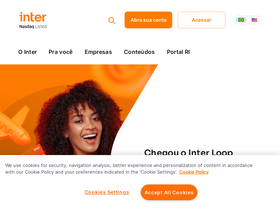 'bancointer.com.br' screenshot