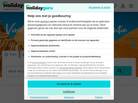 'holidayguru.nl' screenshot
