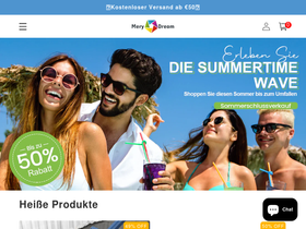 Merydream website screenshot