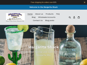 margaritashack.com homepage screenshot