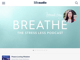 'lifeaudio.com' screenshot