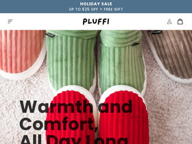Pluffi website screenshot