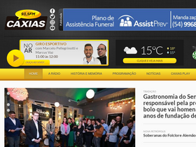 'radiocaxias.com.br' screenshot