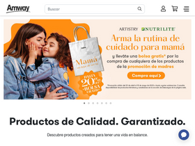 'amway.cl' screenshot