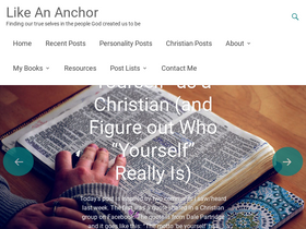 'likeananchor.com' screenshot