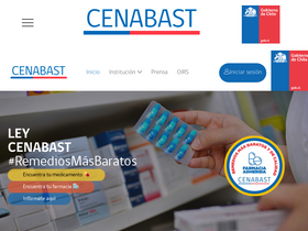 'cenabast.cl' screenshot
