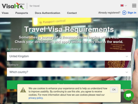 'visahq.co.uk' screenshot