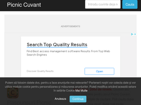 'picnic-cuvant.ro' screenshot