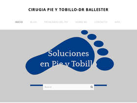 'cirugiapie.com' screenshot