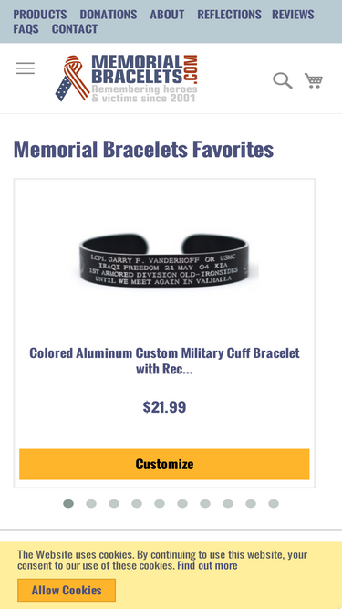 memorialbracelets.com
