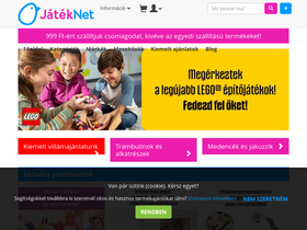 'jateknet.hu' screenshot