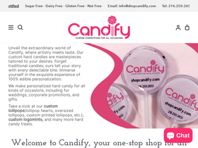 candyaplenty.com homepage screenshot