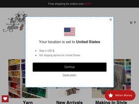 littleredmitten.com homepage screenshot