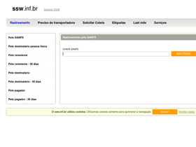 'ssw.inf.br' screenshot