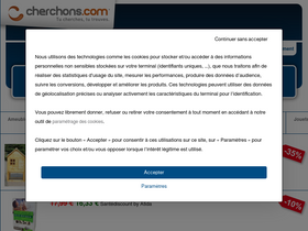 'cherchons.com' screenshot