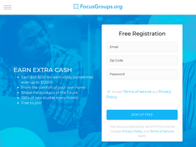 'focusgroups.org' screenshot