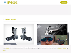 'handgunsmag.com' screenshot