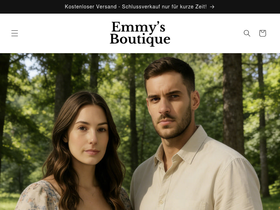 Emmys Boutique homepage screenshot