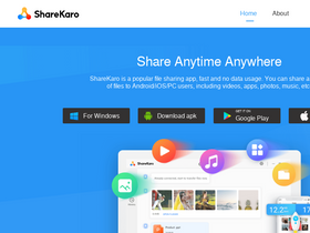 'sharekaro.app' screenshot