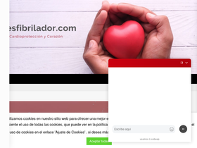 'desfibrilador.com' screenshot
