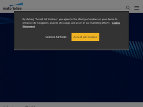 'materialise.com' screenshot