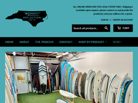 reflectionsurfco.com homepage screenshot