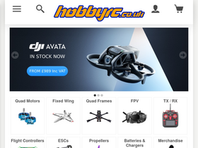 'hobbyrc.co.uk' screenshot