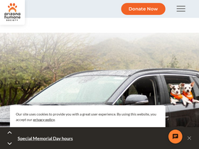 'azhumane.org' screenshot