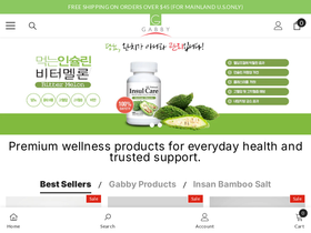 gabby123.com homepage screenshot