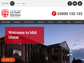 'midulstercouncil.org' screenshot