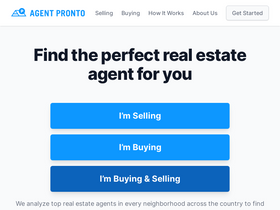 'agentpronto.com' screenshot