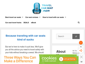 'travelcarseatmom.com' screenshot