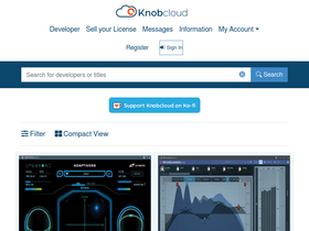 'knobcloud.com' screenshot