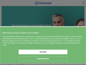 'clickmed.ro' screenshot