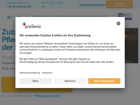'pflegebox.de' screenshot