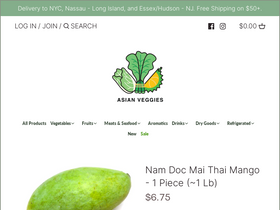 'asian-veggies.com' screenshot